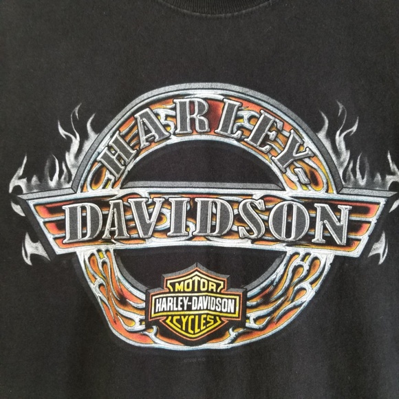 HARLEY-DAVIDSON of London Dealer Tee Cotton Sz XL - Picture 2 of 8
